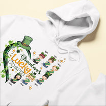 Grandma's Lucky Charm - Personalized Shirt - St. Patrick's Day, Birthday, Loving Gift For Grandma, Mom, Mother
