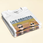 Grandpa-And-Granddaughter-Best-Friends-For-Life-Family-Custom-Shirt-Gift-For-Family