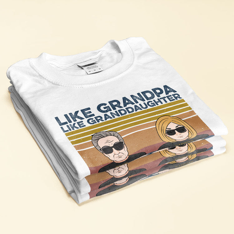 Grandpa-And-Granddaughter-Best-Friends-For-Life-Family-Custom-Shirt-Gift-For-Family