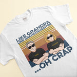 Grandpa-And-Granddaughter-Best-Friends-For-Life-Family-Custom-Shirt-Gift-For-Family