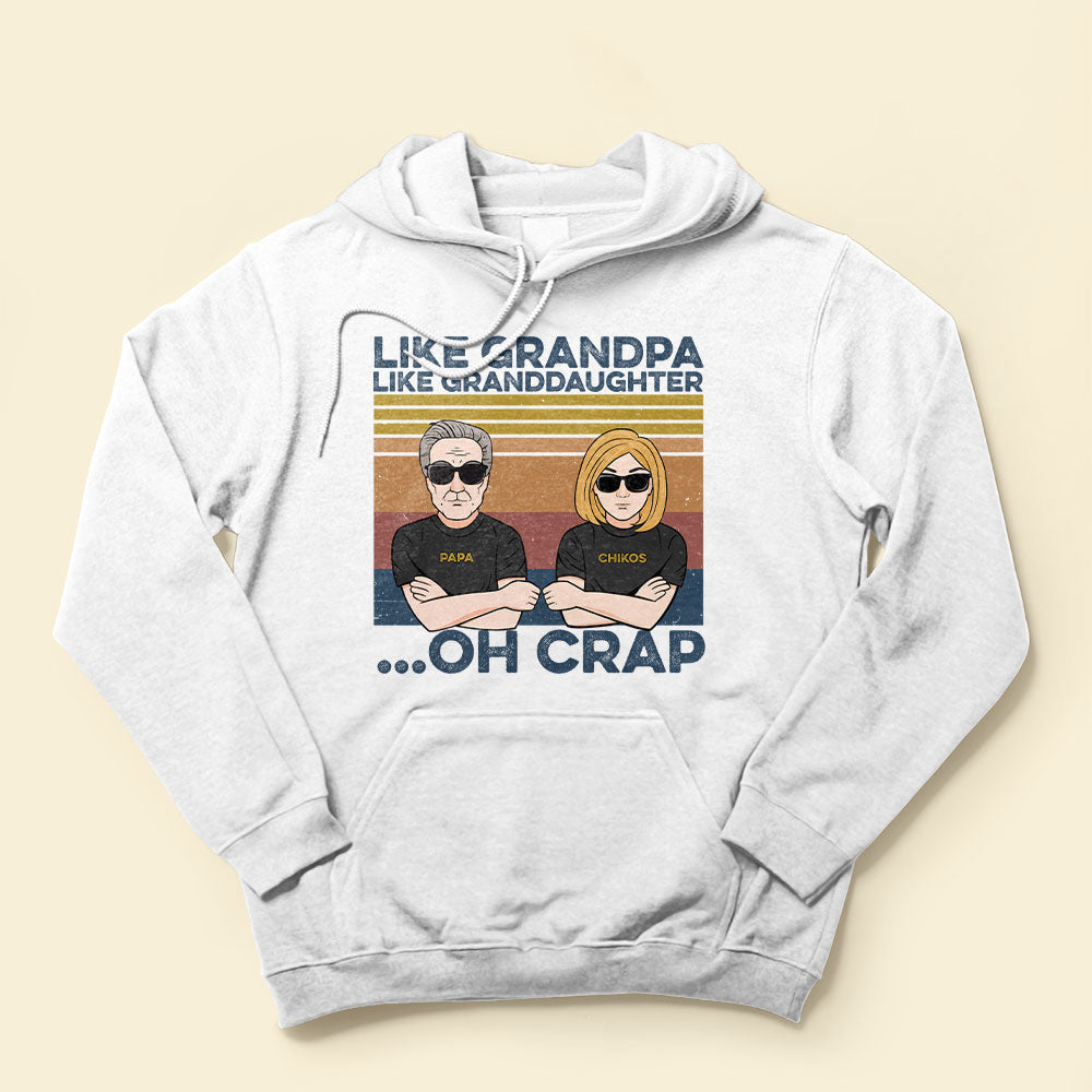 Grandpa-And-Granddaughter-Best-Friends-For-Life-Family-Custom-Shirt-Gift-For-Family