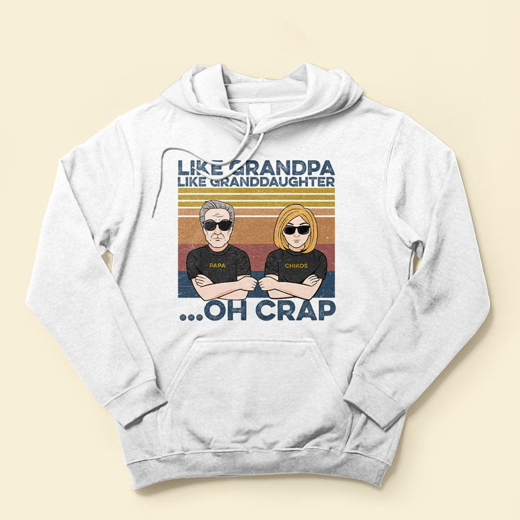 Grandpa-And-Granddaughter-Best-Friends-For-Life-Family-Custom-Shirt-Gift-For-Family