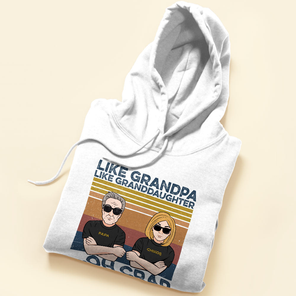 Grandpa-And-Granddaughter-Best-Friends-For-Life-Family-Custom-Shirt-Gift-For-Family