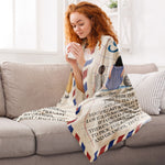 Grandpa Times With You Are Special And All Too Quickly Pass - Personalized Blanket