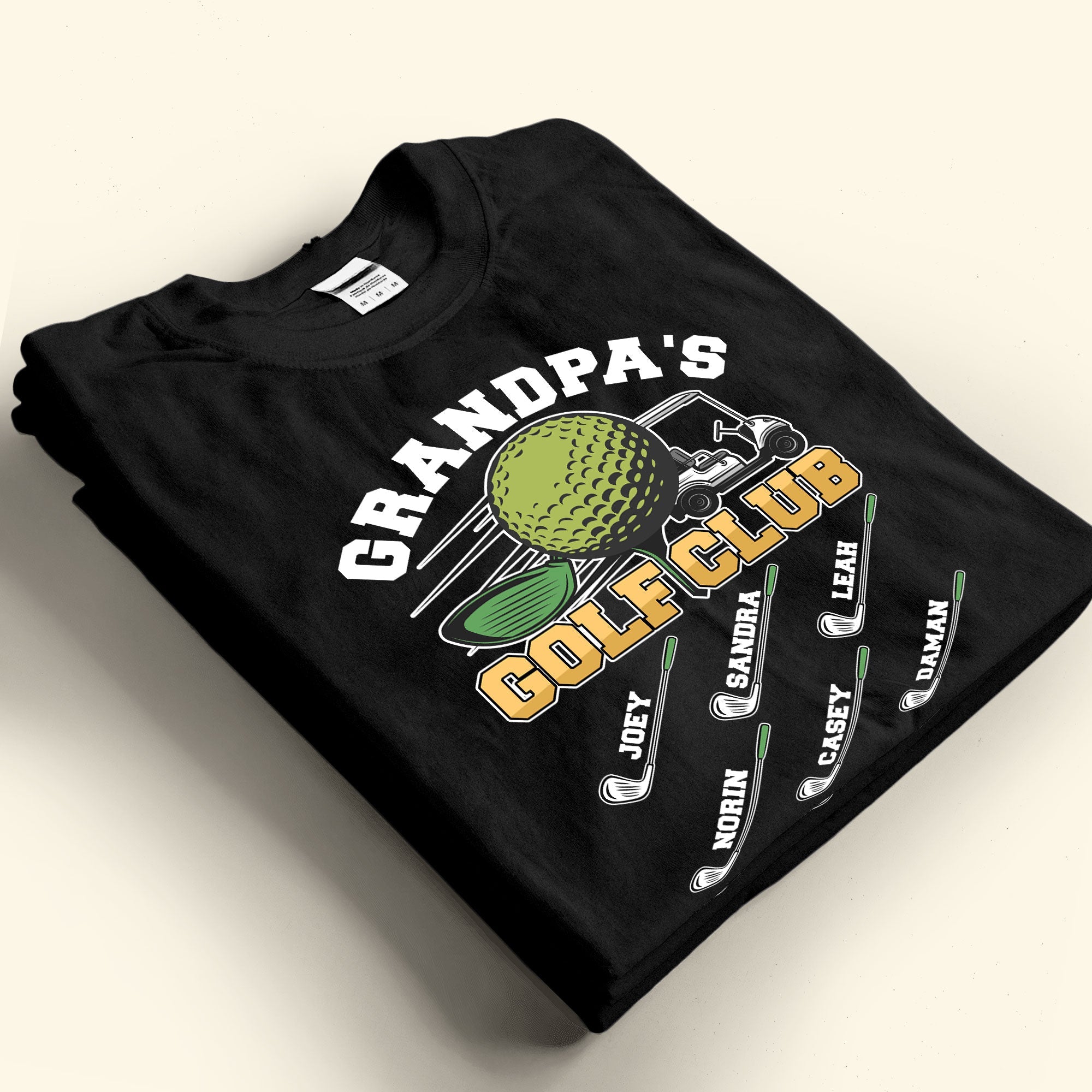 Grandpa's Golf Club Gift For Dad Father's Day Birthday Gift - Personalized Shirt