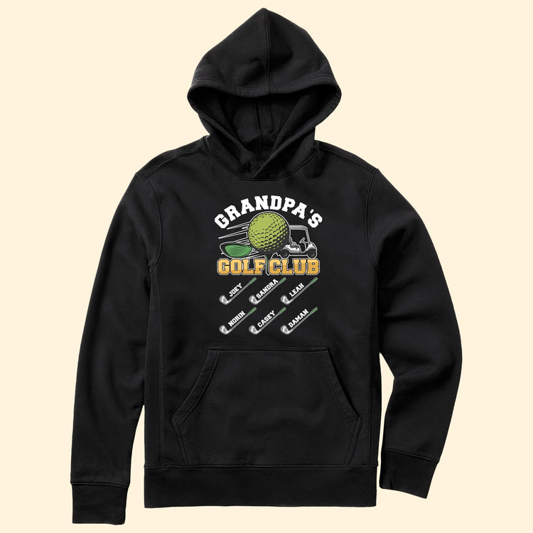 Grandpa's Golf Club Gift For Dad Father's Day Birthday Gift - Personalized Shirt