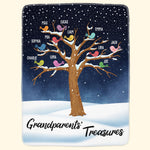 Grandparents' Treasures - Personalized Blanket