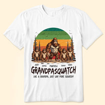Grandpasquatch & Grandmasquatch - Personalized Shirt