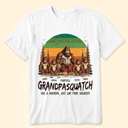 Grandpasquatch & Grandmasquatch - Personalized Shirt