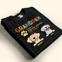 Grandpaw Like Regular Grandpa But Cooler - Personalized Shirt