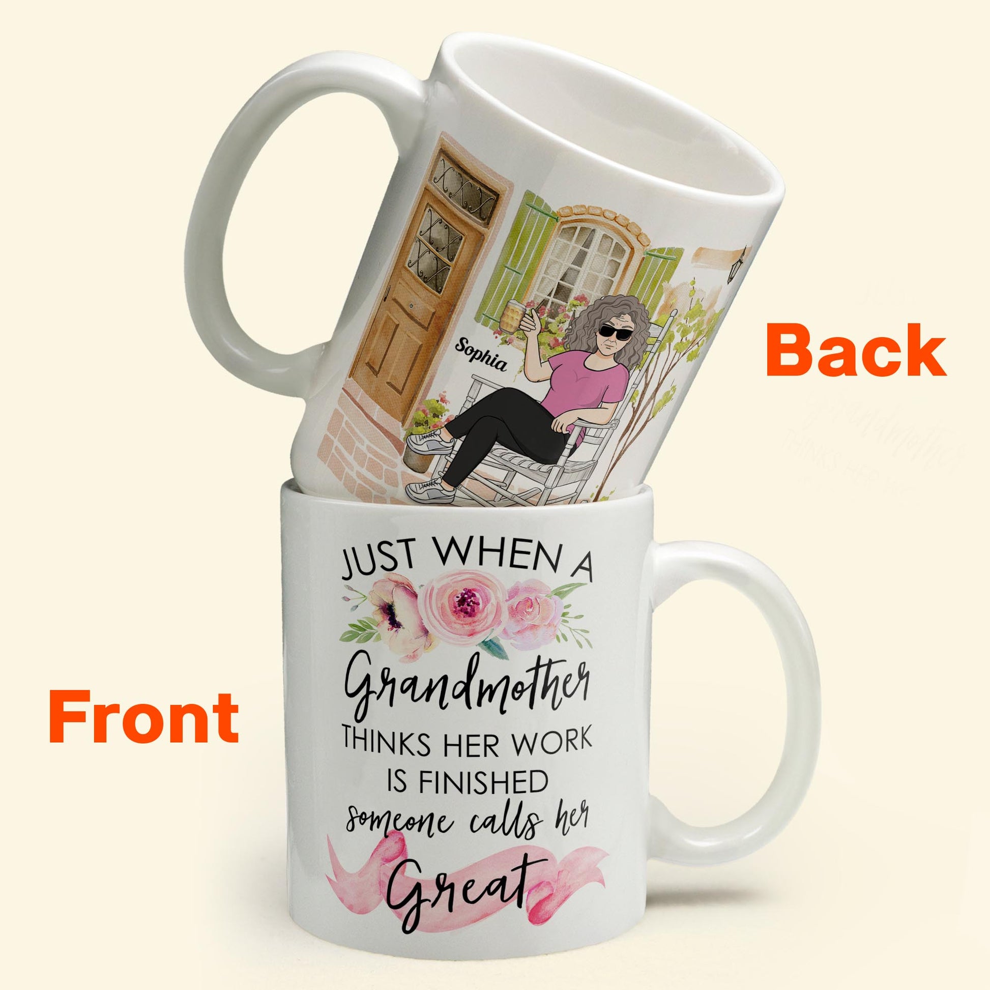 Gifts for New Grandma, Grandma & Baby Mug