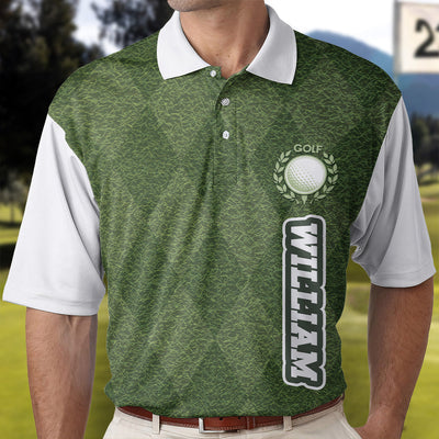 Green Grass Golf Polo - Custom Golf Shirt