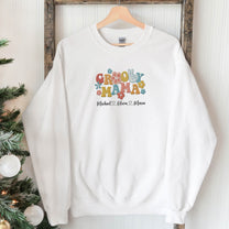 Groovy Mama - Custom Embroidered Sweatshirt