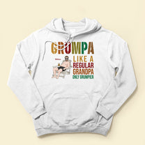 Grumpa Like A Regular Grandpa - Personalized Shirt - Father's Day Gift For Grandpa, Grandfather