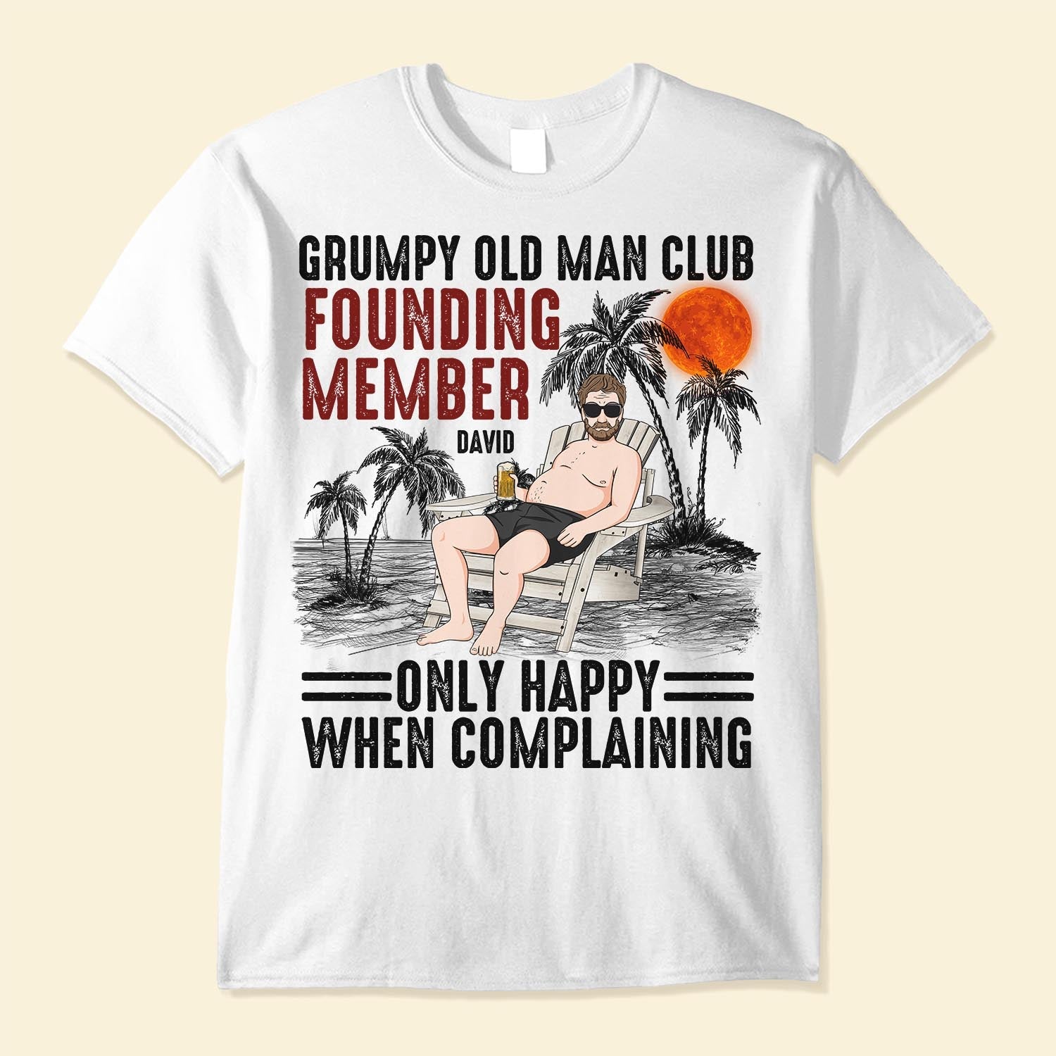 Grumpy Man Club - Personalized Shirt - Birthday, Funny, Father's D Macorner