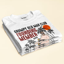 Grumpy Old Man Club - Personalized Shirt - Birthday, Funny, Father's Day Gift For Husband, Dad, Father, Papa