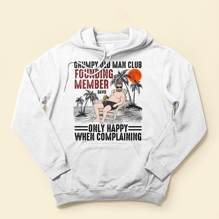 Grumpy Old Man Club - Personalized Shirt - Birthday, Funny, Father's Day Gift For Husband, Dad, Father, Papa