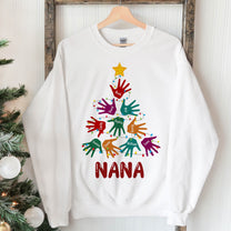 Handprint Christmas Tree - Personalized Shirt