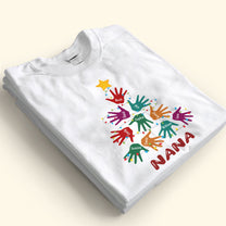 Handprint Christmas Tree - Personalized Shirt