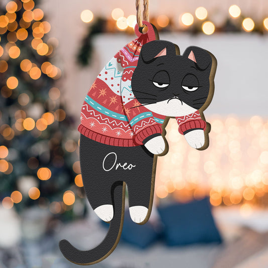 Hanging Cats - Personalized Cat Ornament