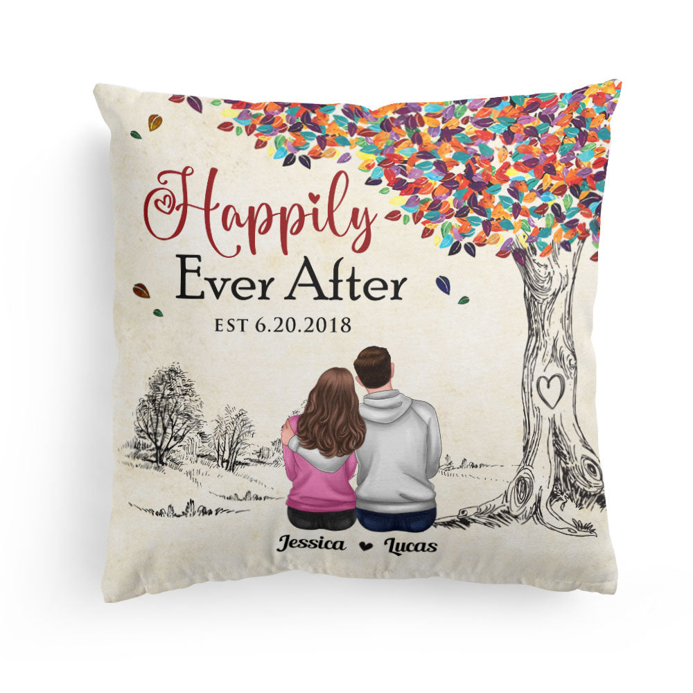 Happily Ever After - Personalized Pillow (Insert Included)