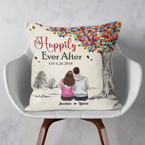 Happily Ever After - Personalized Pillow (Insert Included)