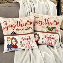 Happily Ever After - Personalized Pocket Pillow (Insert Included)