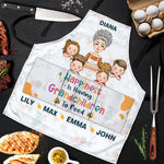 Happiness Is Having Grandchildren To Feed - Personalized Apron