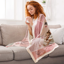Happy 1St Mother's Day - Personalized Photo Blanket