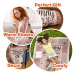 Happy 1St Mother's Day - Personalized Photo Blanket