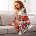Happy Campers - Personalized Blanket - Birthday, Camping Gift For Family Members, Campers