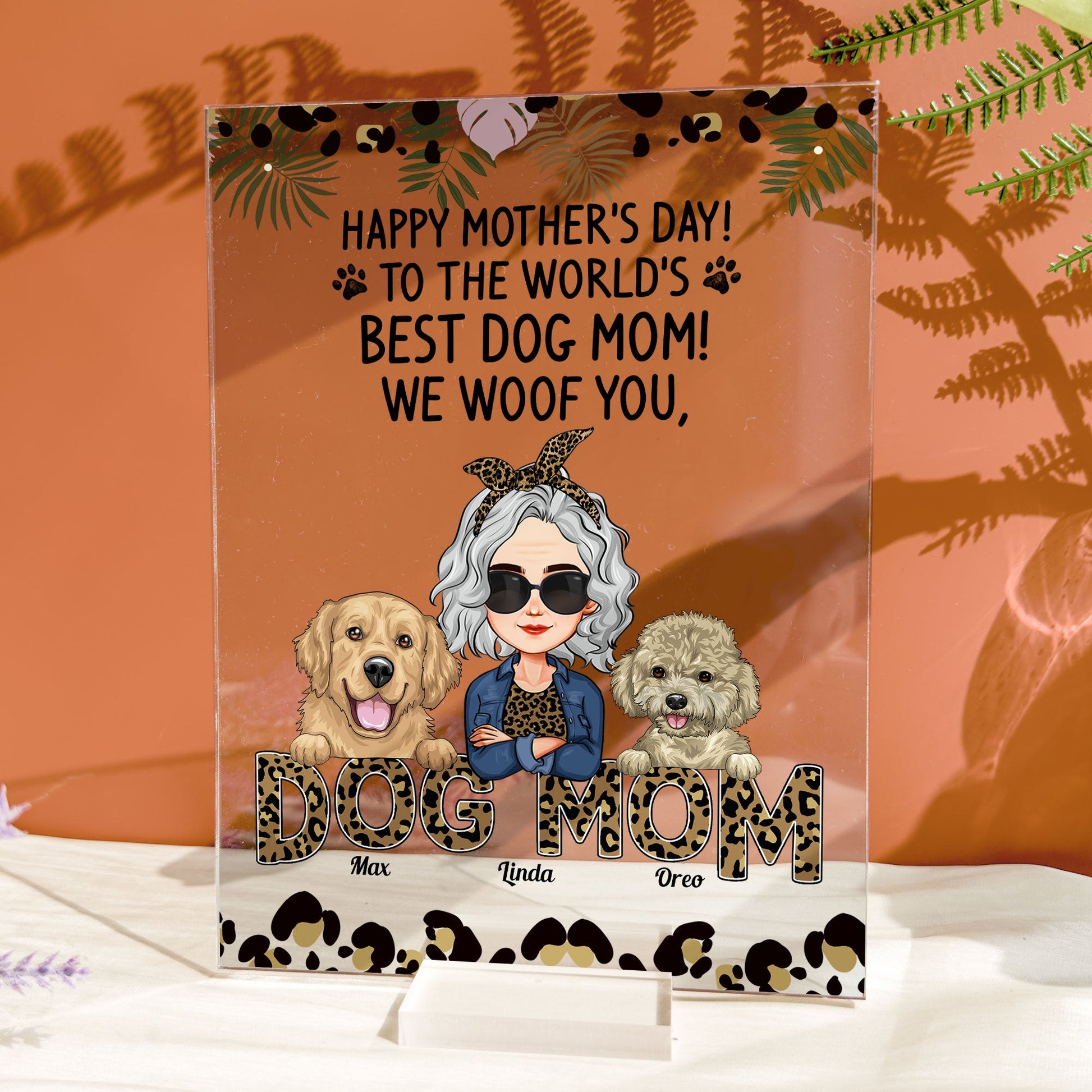 Happy Mother's Day, Best Dog Mom, I Woof You, Custom Shirt For Dog