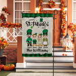 Happy St Patrick's Day - Personalized Flag