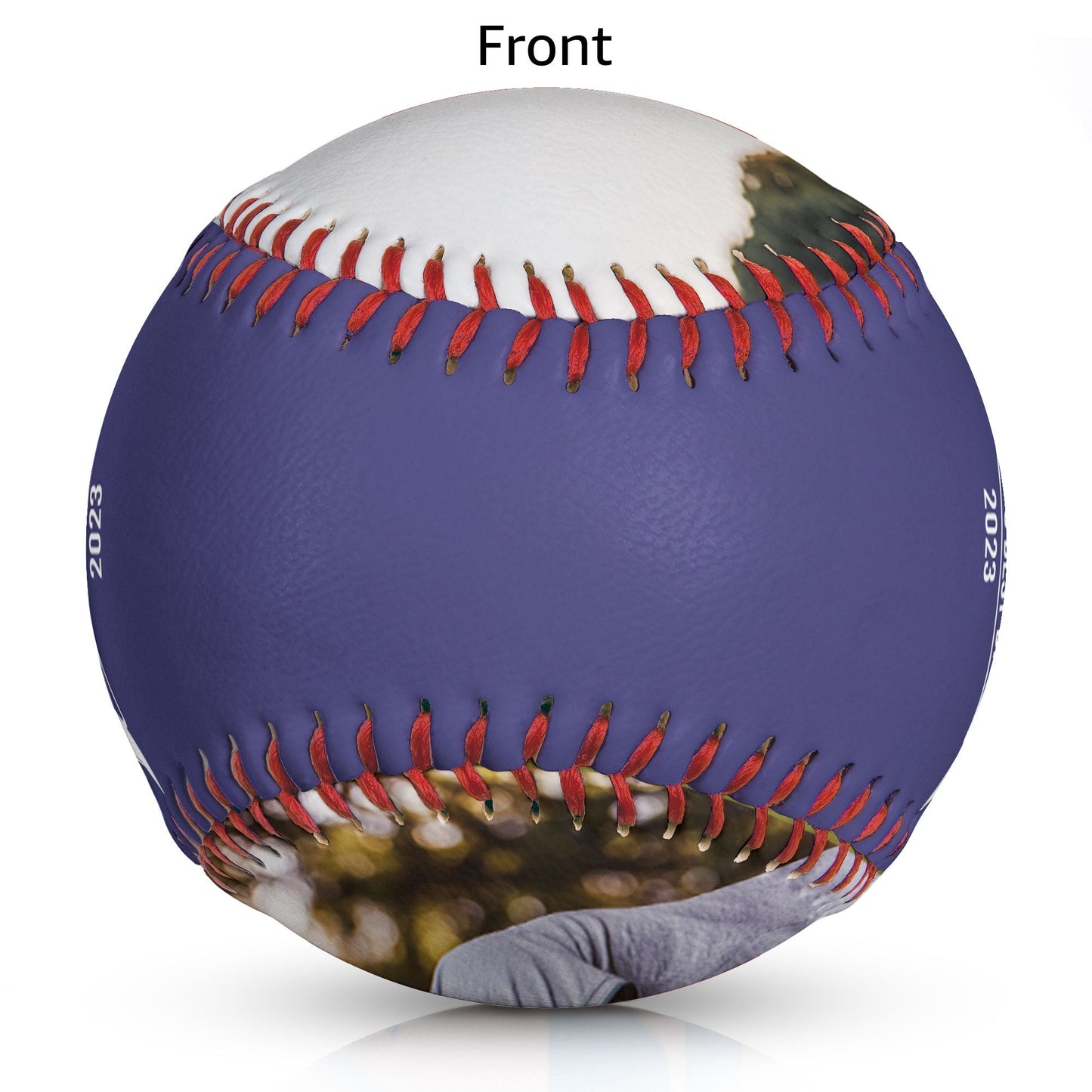 Happy Father's Day To The World's Best Dad - Personalized Photo Baseball