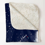 Hearts Come Home For Christmas - Personalized Blanket