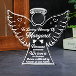 Heaven In Our Home - Personalized Custom Shaped Acrylic Plaque