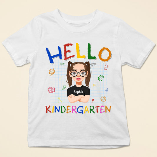 Hello Grade School - Personalized Shirt