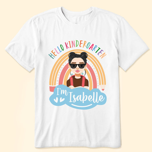 Hello Kindergarten - Personalized Shirt