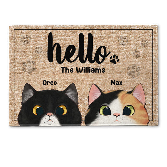 Hello - Personalized Doormat