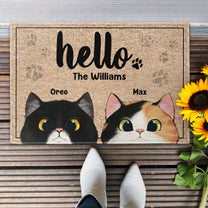 Hello - Personalized Doormat
