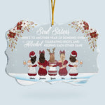 Here's To Another Year Of Bonding Over Alcohol - Personalized Friends Ornament - Gift For Friend