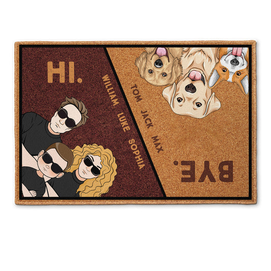 Hi Bye - Personalized Doormat
