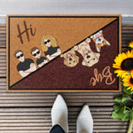 Hi Bye - Personalized Doormat