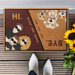 Hi Bye - Personalized Doormat