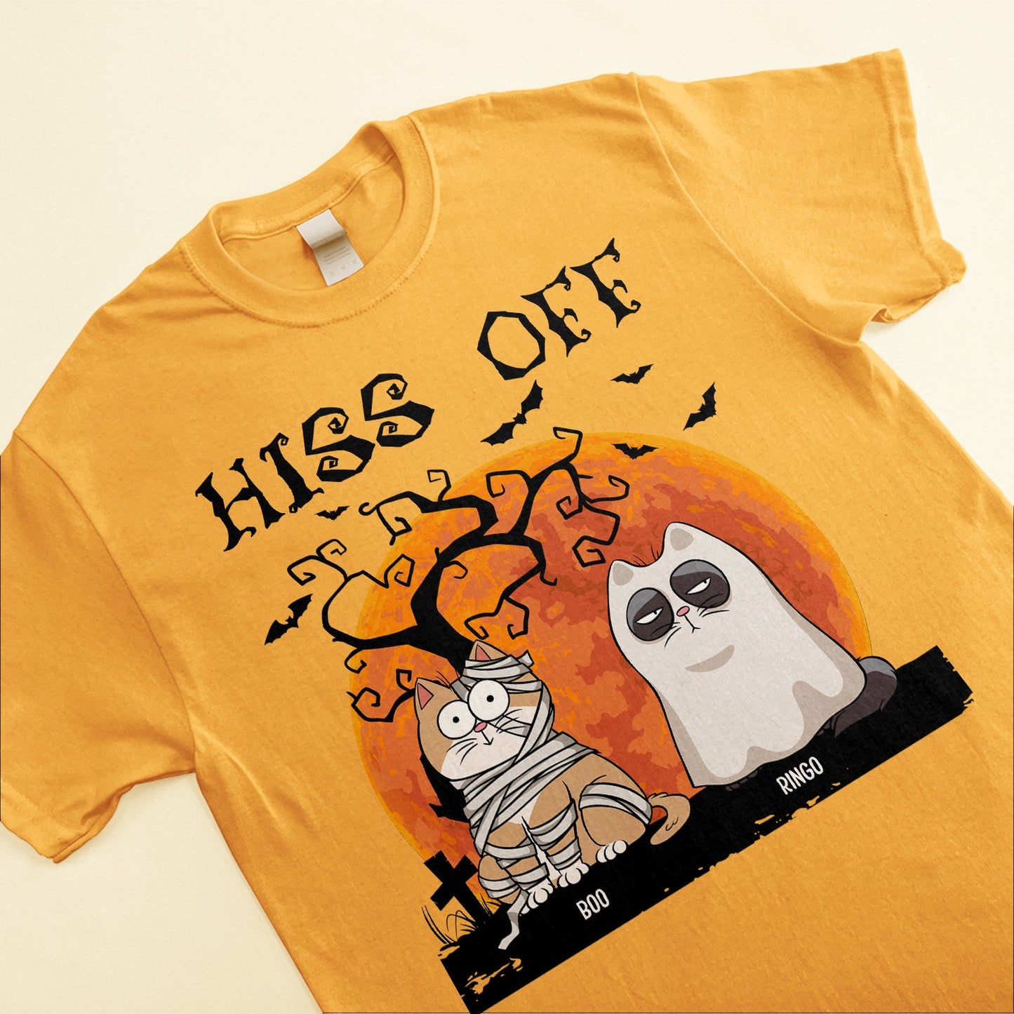 Hiss Off Cats Halloween - Personalized Shirt