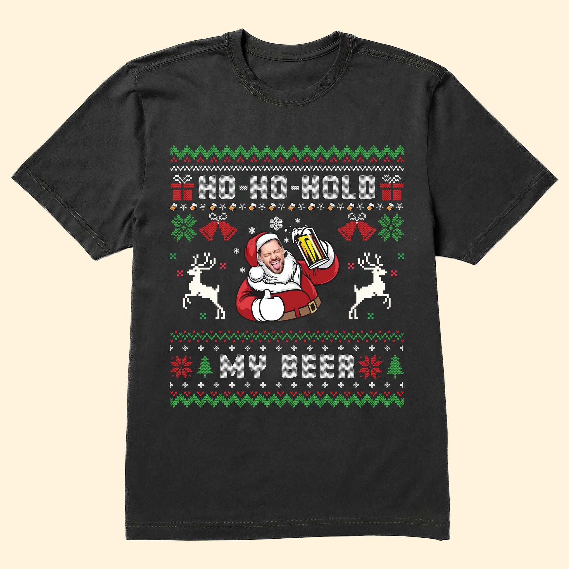 Ho Ho Hold My Beer - Personalized Sweatshirt