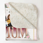 Hold It Tight And Feel Our Love Within It - Personalized Blanket - Birthday Mother's Day Gift For Mom, Mum