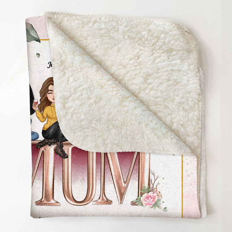 Hold It Tight And Feel Our Love Within It - Personalized Blanket - Birthday Mother's Day Gift For Mom, Mum