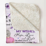 Hold This Really Tight - Personalized Blanket - Mother's Day, Birthday Gift For Mom, Mother - From Daughter