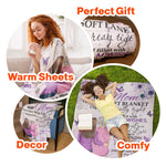 Hold This Really Tight - Personalized Blanket - Mother's Day, Birthday Gift For Mom, Mother - From Daughter